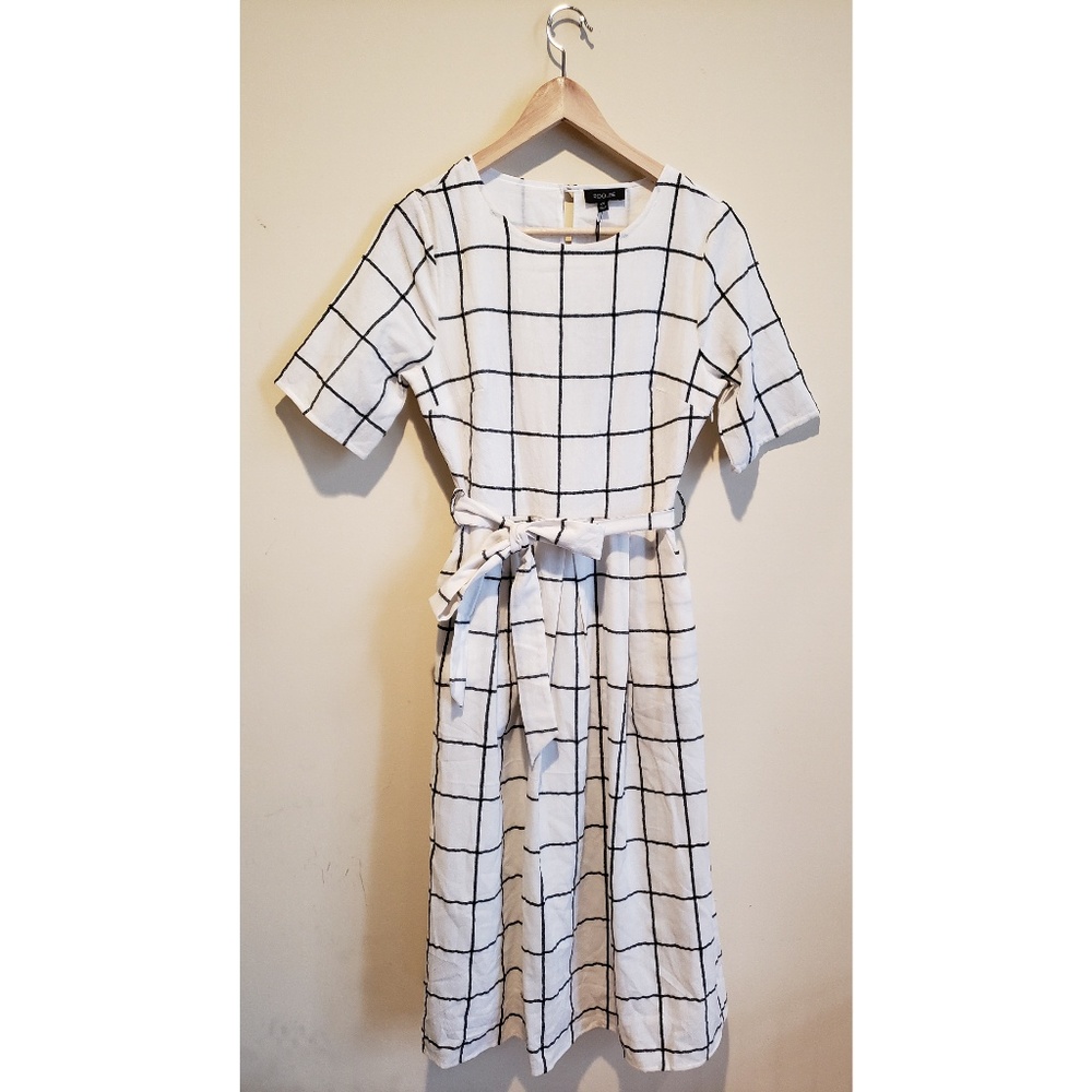 Roolee Harper Plaid Midi Dress